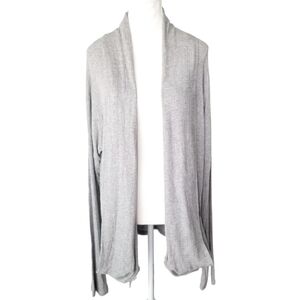 NWT Women's Plus Lightweight Breathable Open Ribbed Casual Draped Cardigan 3X